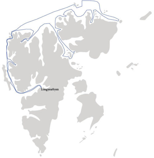 Svalbard route august 2017
