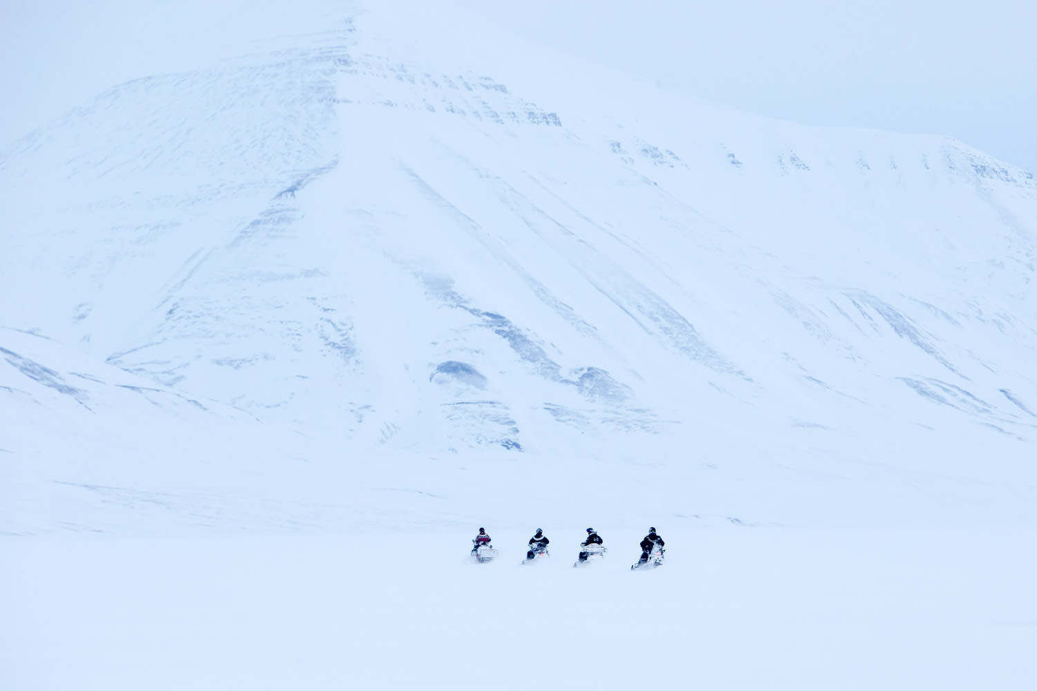 On our way in the wast landscapes of Svalbard.