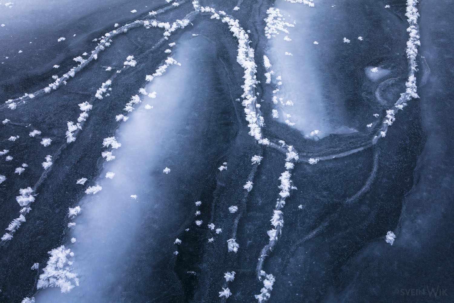 Patterns of ice in the Murchisons fjord system