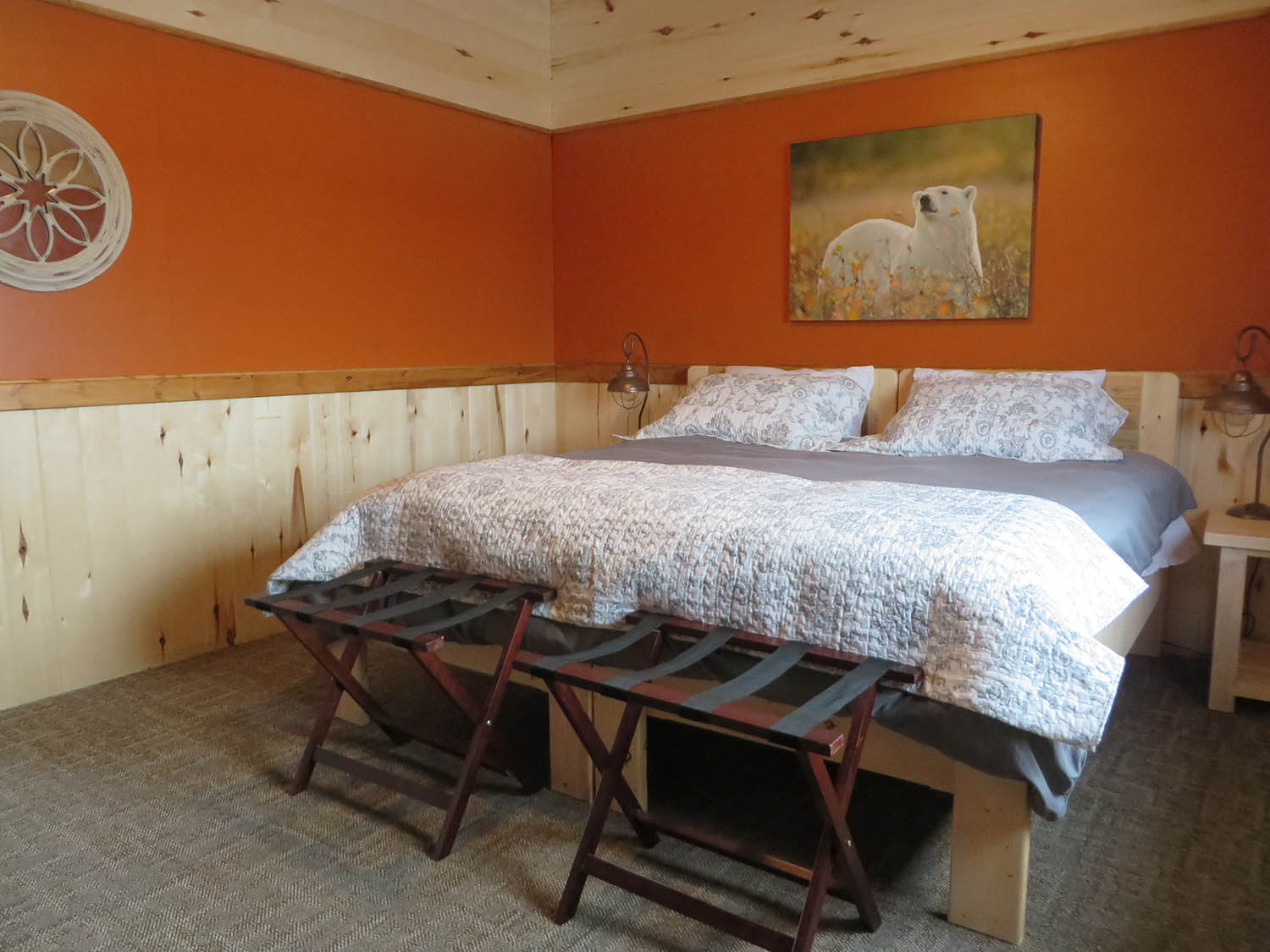 Bedrooms at the lodge